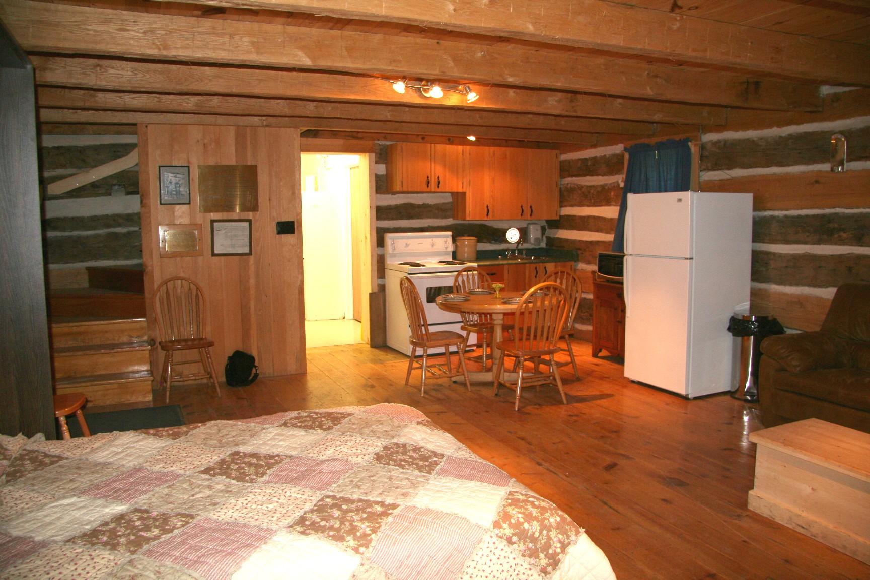 Main floor view of the Montgomery Cabin